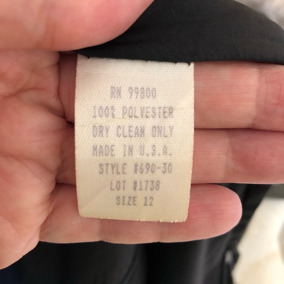 Cache Maxi Long Side Zipper Black Skirt Size 12 - Picture 7 of 7